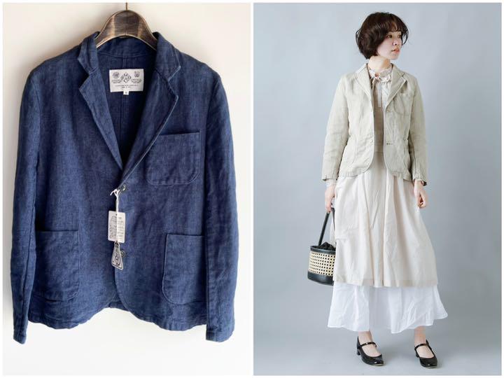 総合福袋
 新品未使用 オールドマンズテーラー インディゴリネンジャケット サイズS テーラードジャケット