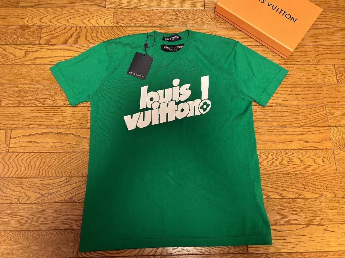 21AW LOUIS VUITTON エブリデイ LV クルーネック ロゴ Tシャツ M 