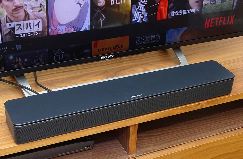 ボーズの3万円台サウンドバー「TV Speaker」は“声”が魅力！ シンプル 