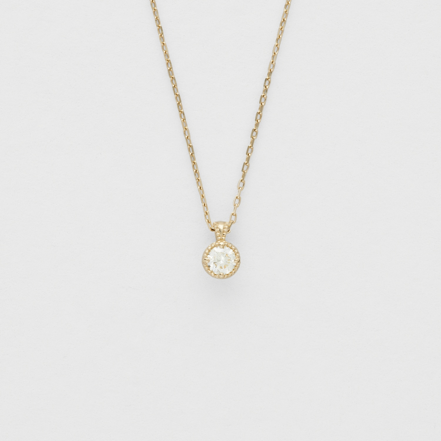 K14ダイヤネックレス