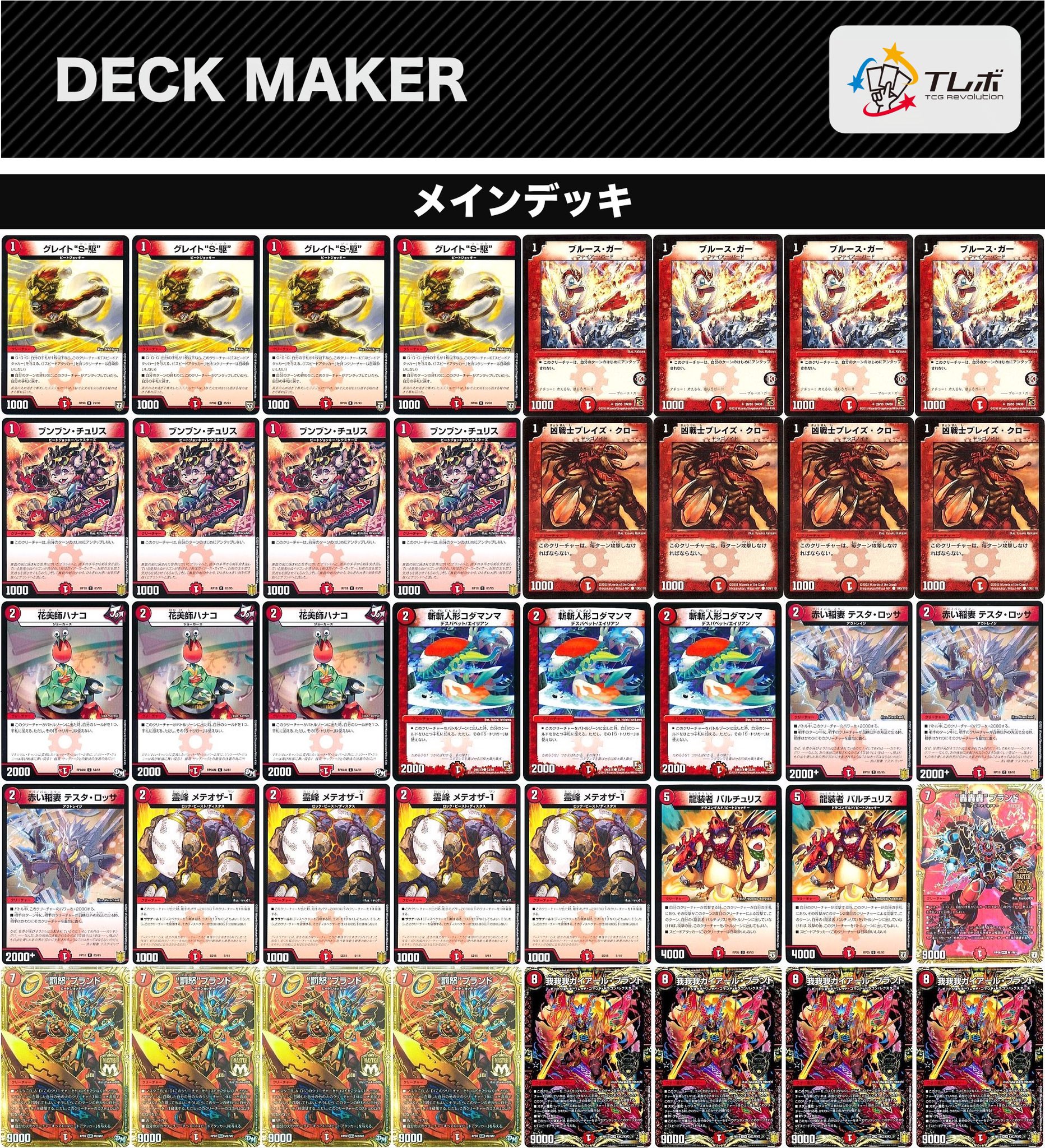 デュエマ アドバンスCS】「第6回 鹿児島CS(2021/7/31)」結果 赤単我我 