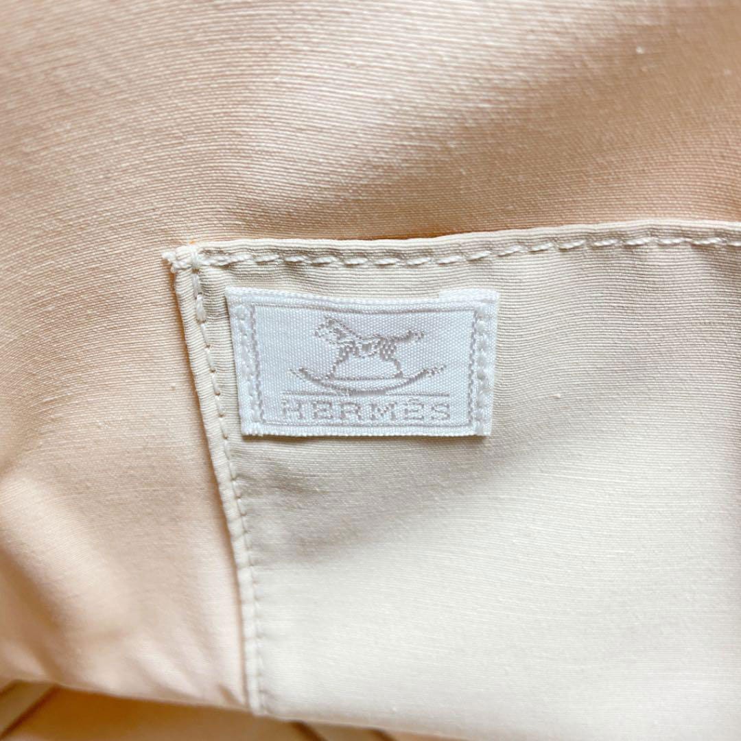 HERMES エルメス ボリードポーチTGM キャンバス ベビーライン ベビー 