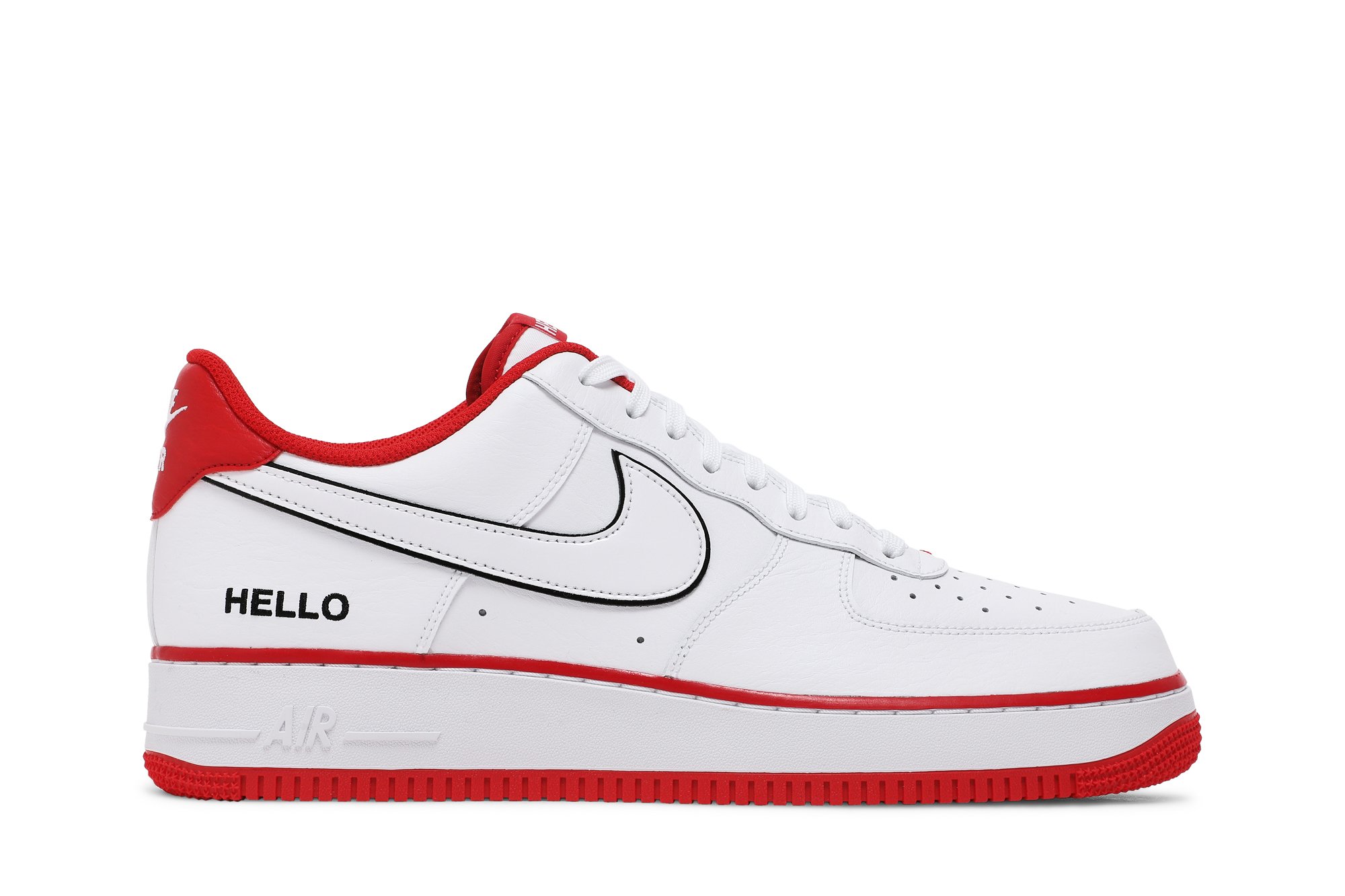 Urbanstar x Air Force 1 '07 LX 'HELLO Pack - White University Red'