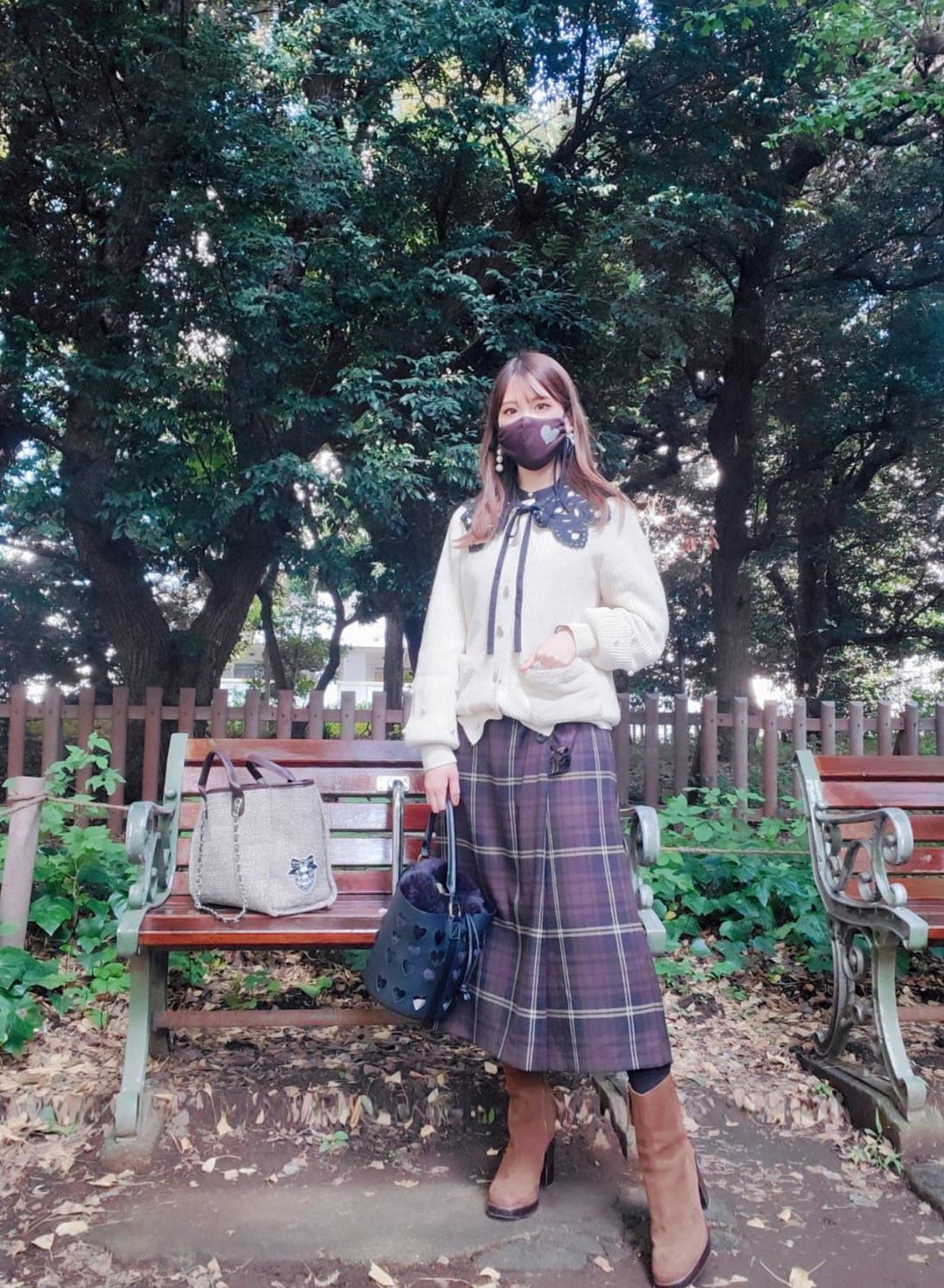 細見え大人チェックのラップパンツ | アン☆ドゥ オフィシャルブログ 