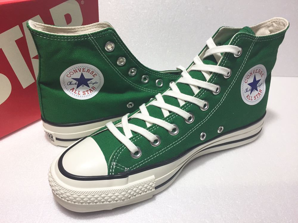 コンバース 日本製 CANVAS ALL STAR J HI GREEN オールスター グリーン 
