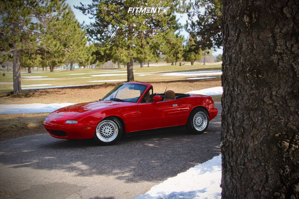 1995 Mazda MX-5 Miata Base with 15x8 XXR 536 and Yokohama 205x50 