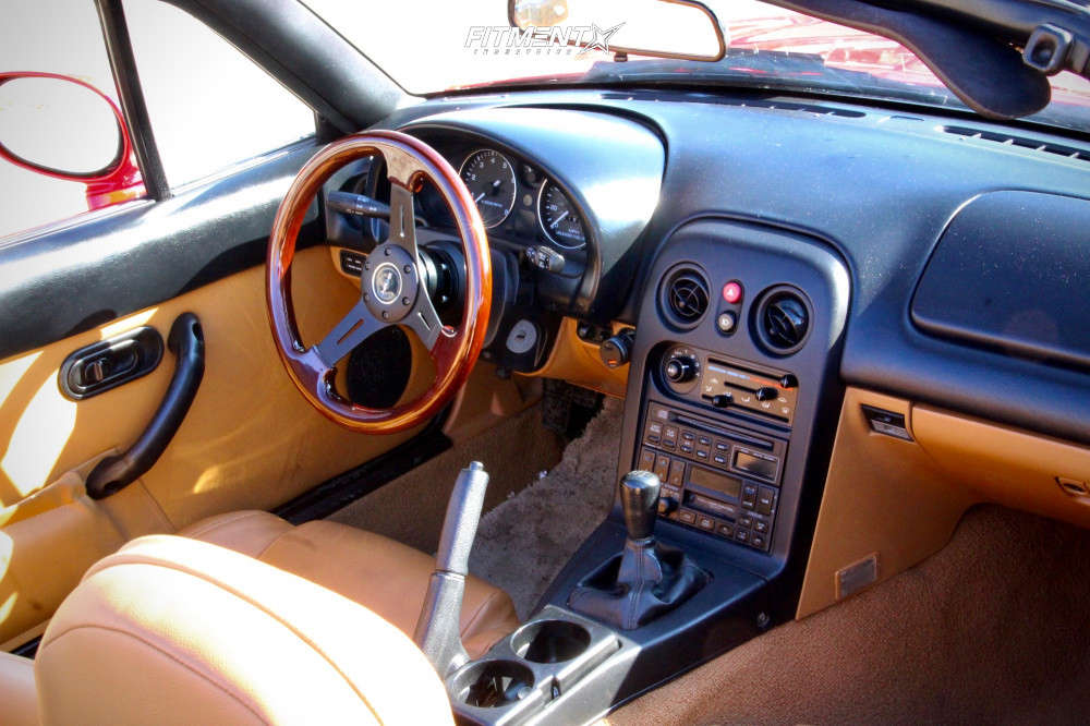 1995 Mazda MX-5 Miata Base with 15x8 XXR 536 and Yokohama 205x50 