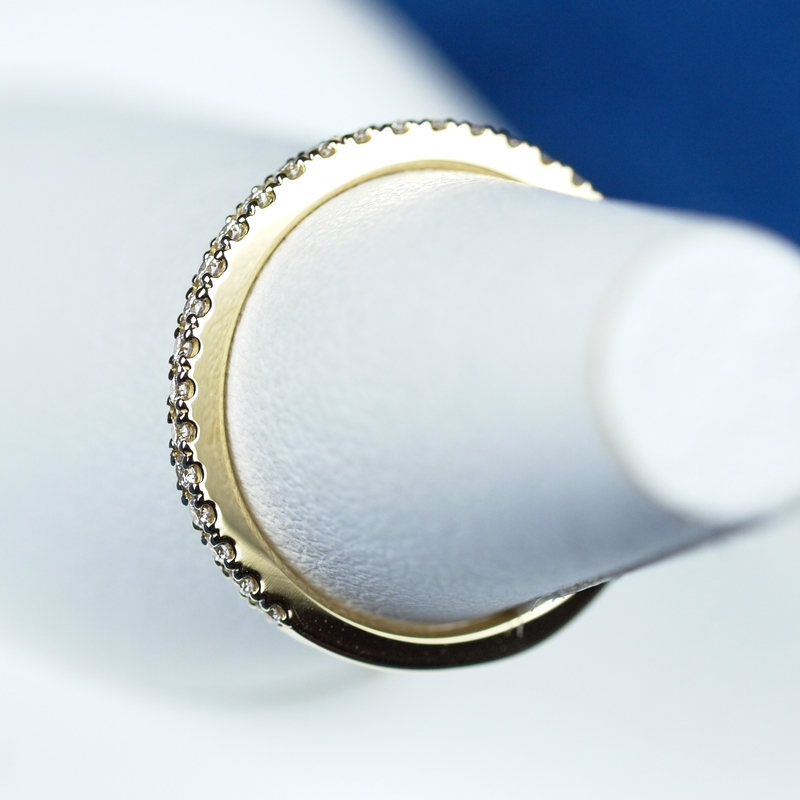 期間限定】 人差し指 Saint 合計0.18ct ゴールド(幅1.6mm / K18 