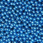 Blue Deco Beads, Metallic