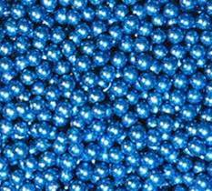 Blue Deco Beads, Metallic