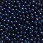 Dark Blue Metallic Deco Beads