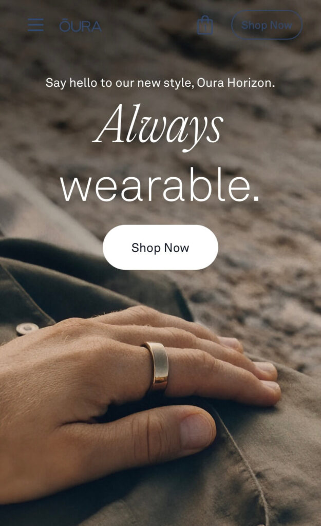 Oura Ring (オーラリング)】公式サイトの購入方法とサイズの選び方