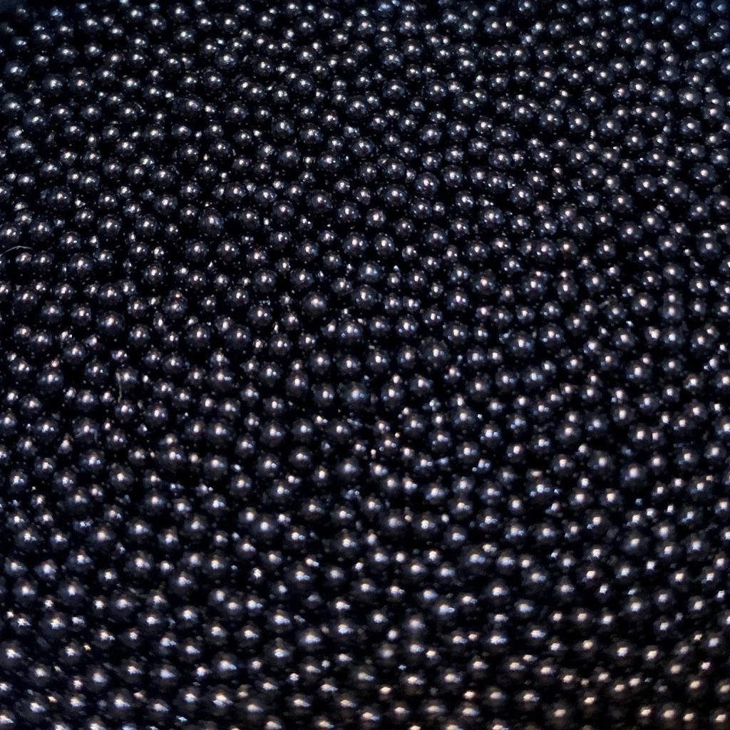 Black Glass Beads