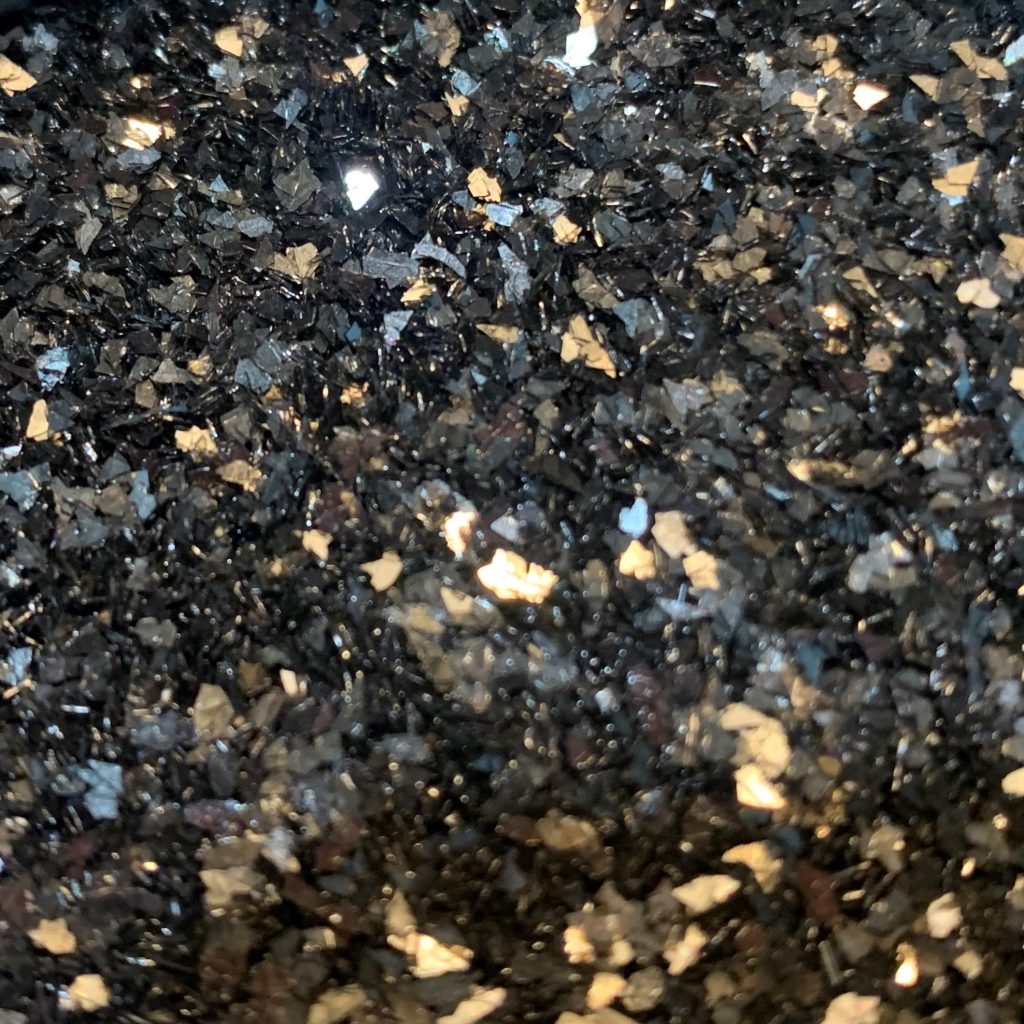 Black Glass Glitter