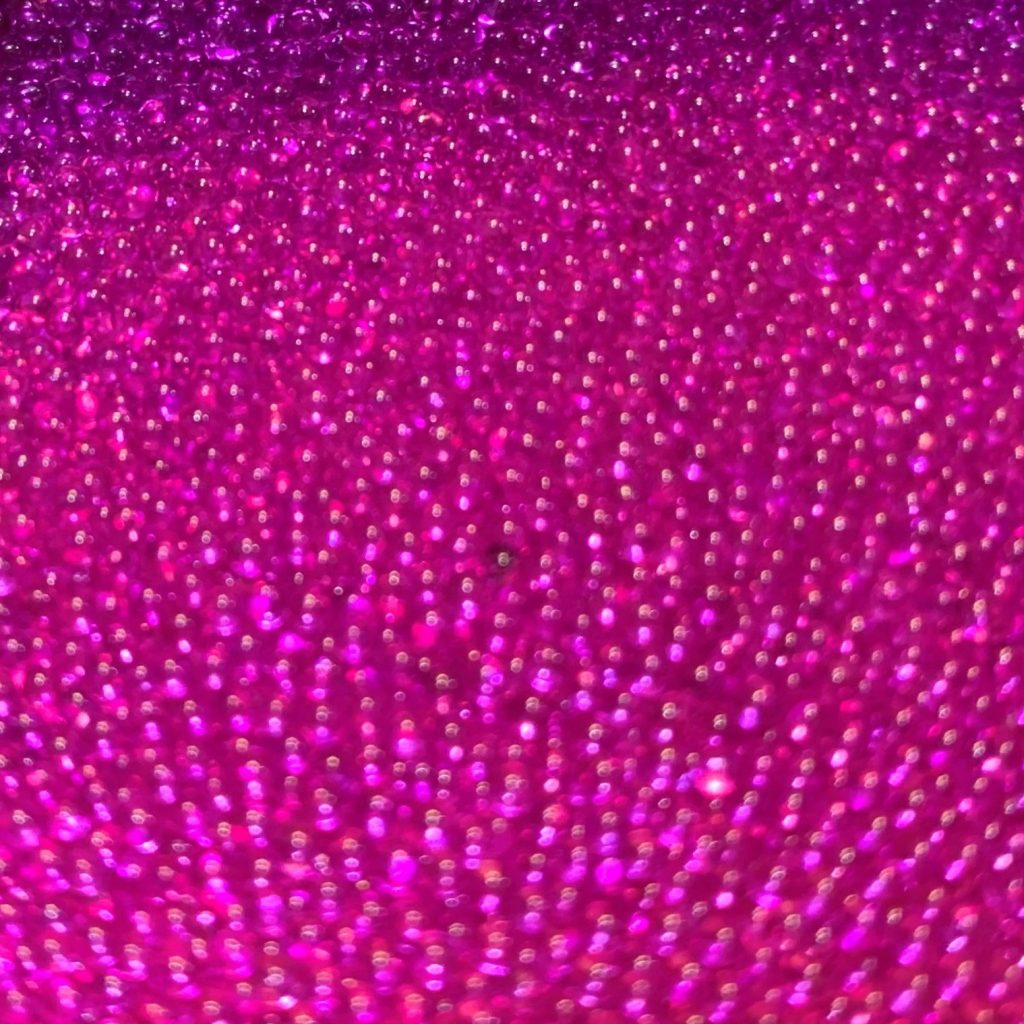 Fuchsia Glass Beads