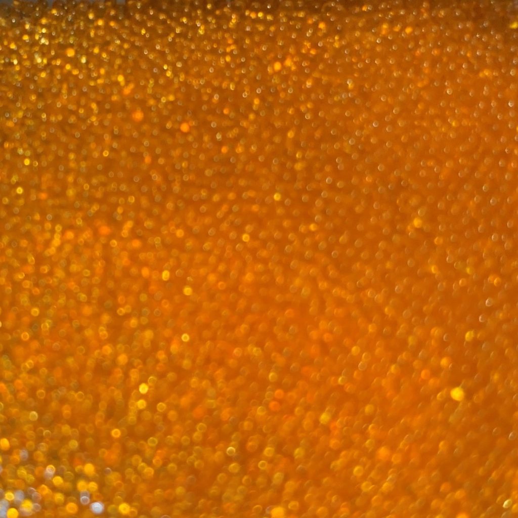 Golden Orange Glass Beads