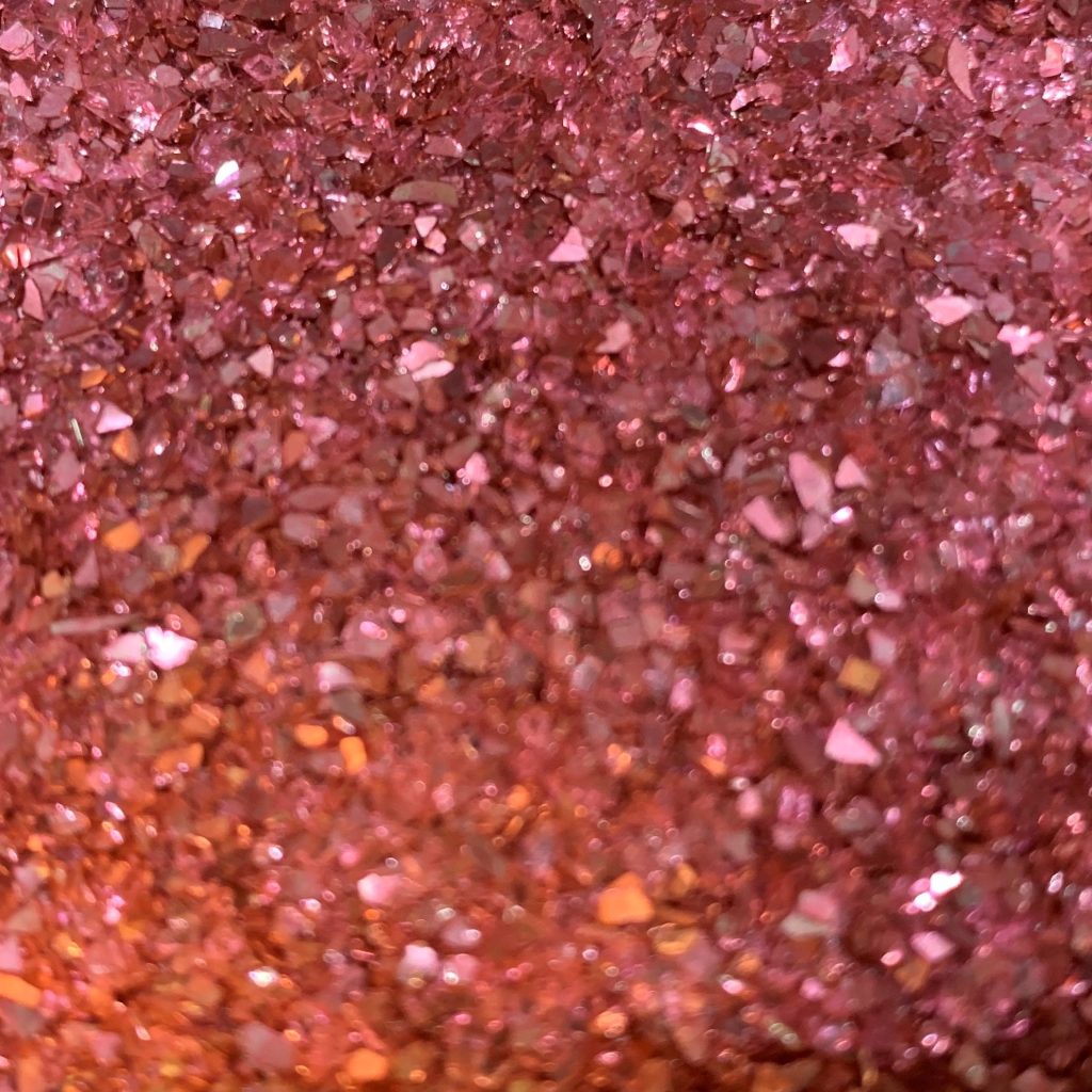 Pink Metallic Glass Glitter