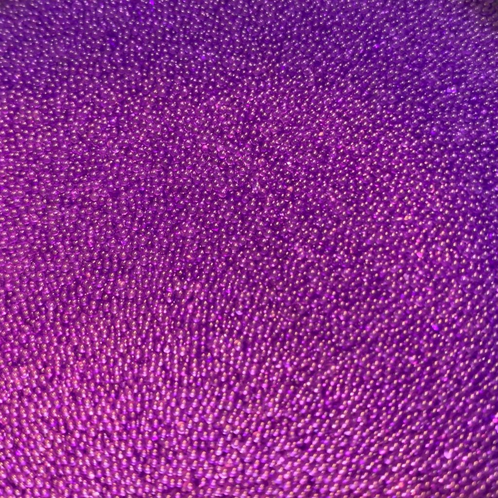 Purple Metallic Glass Beads