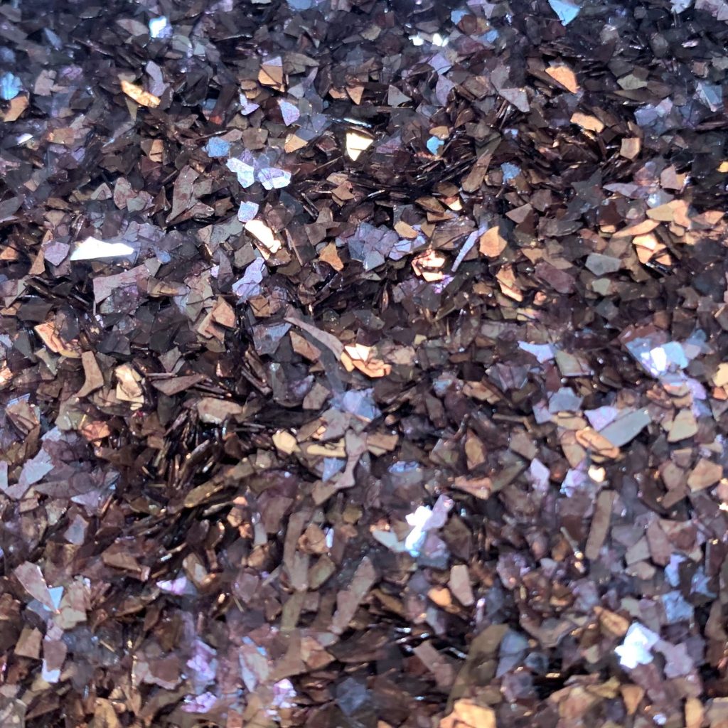Brown Glass Glitter