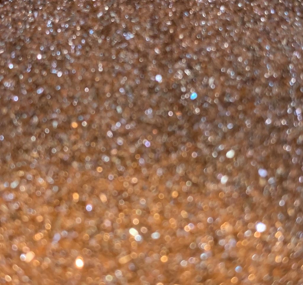 Copper Red Glass Glitter