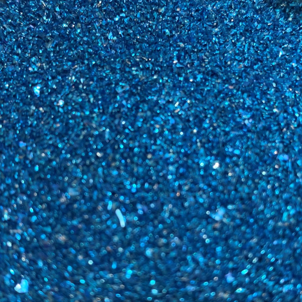 Dark Blue Glass Glitter