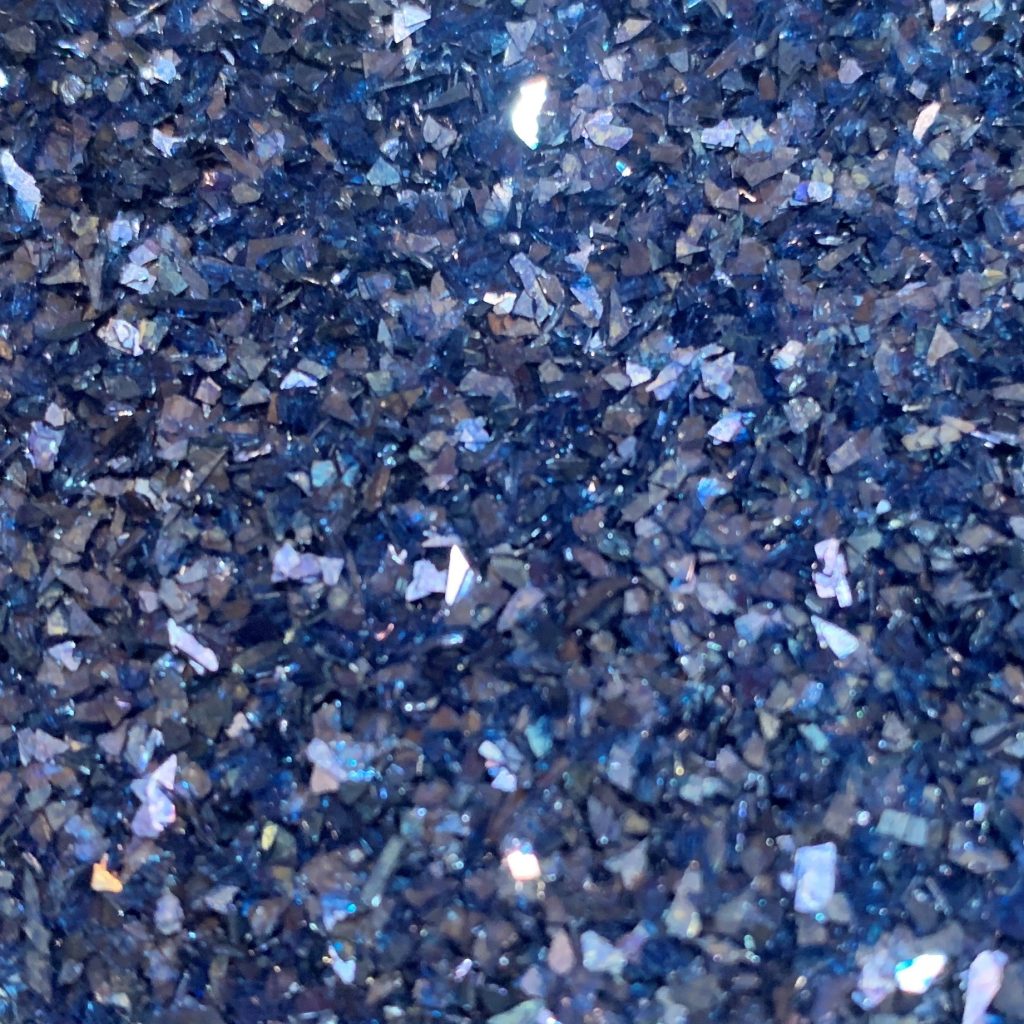 Pure Blue Glass Glitter